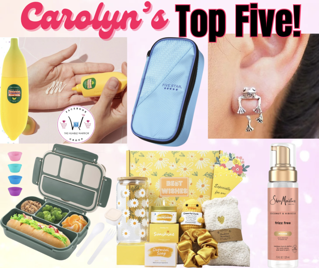 Carolyn’s Top Five!